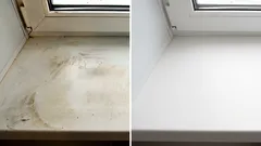 Warum eine weisse Fensterbank vergilbt – und wie du ihr Aussehen ohne Schleifen wiederherstellst
